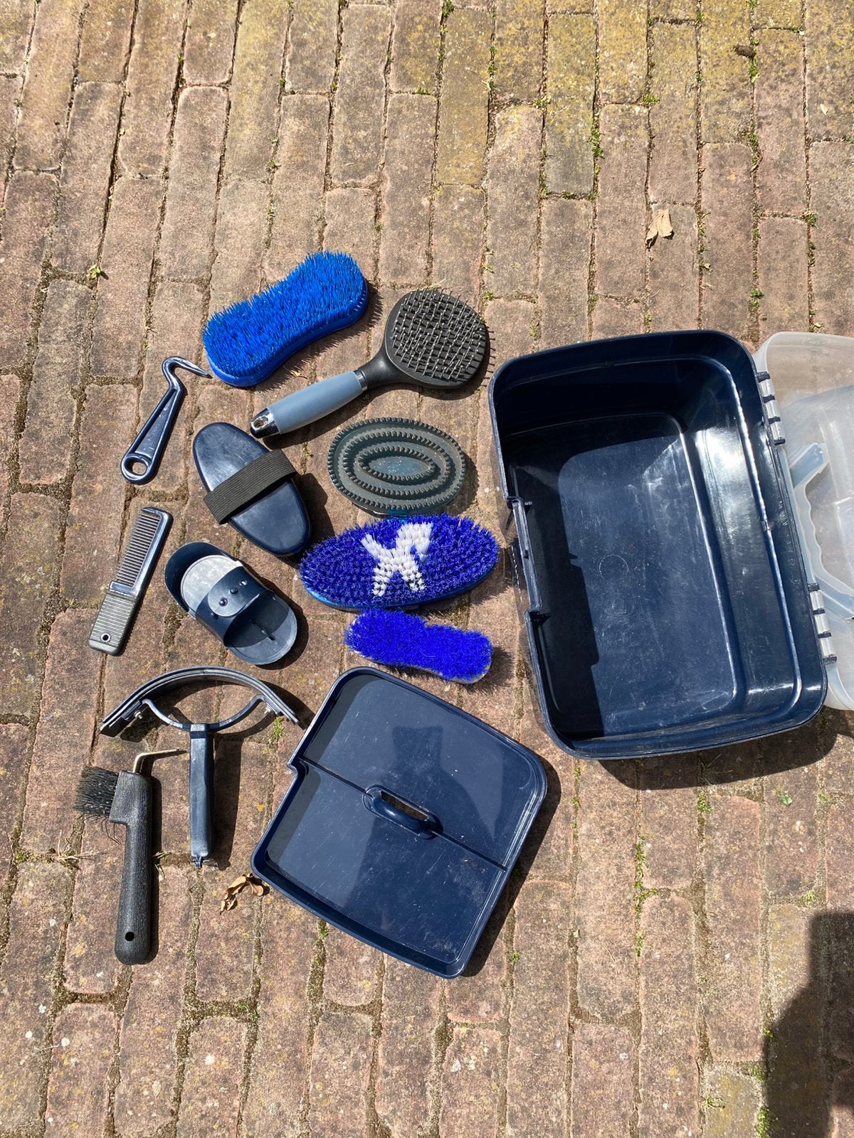 Poetskoffer van de Epplejeck + borstels, Dieren en Toebehoren, Ophalen of Verzenden, Zo goed als nieuw