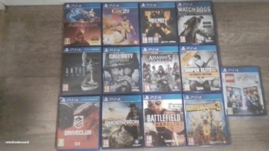 Diverse PlayStation 4 games, Spelcomputers en Games, 1 speler, Ophalen of Verzenden, Zo goed als nieuw, Vanaf 3 jaar