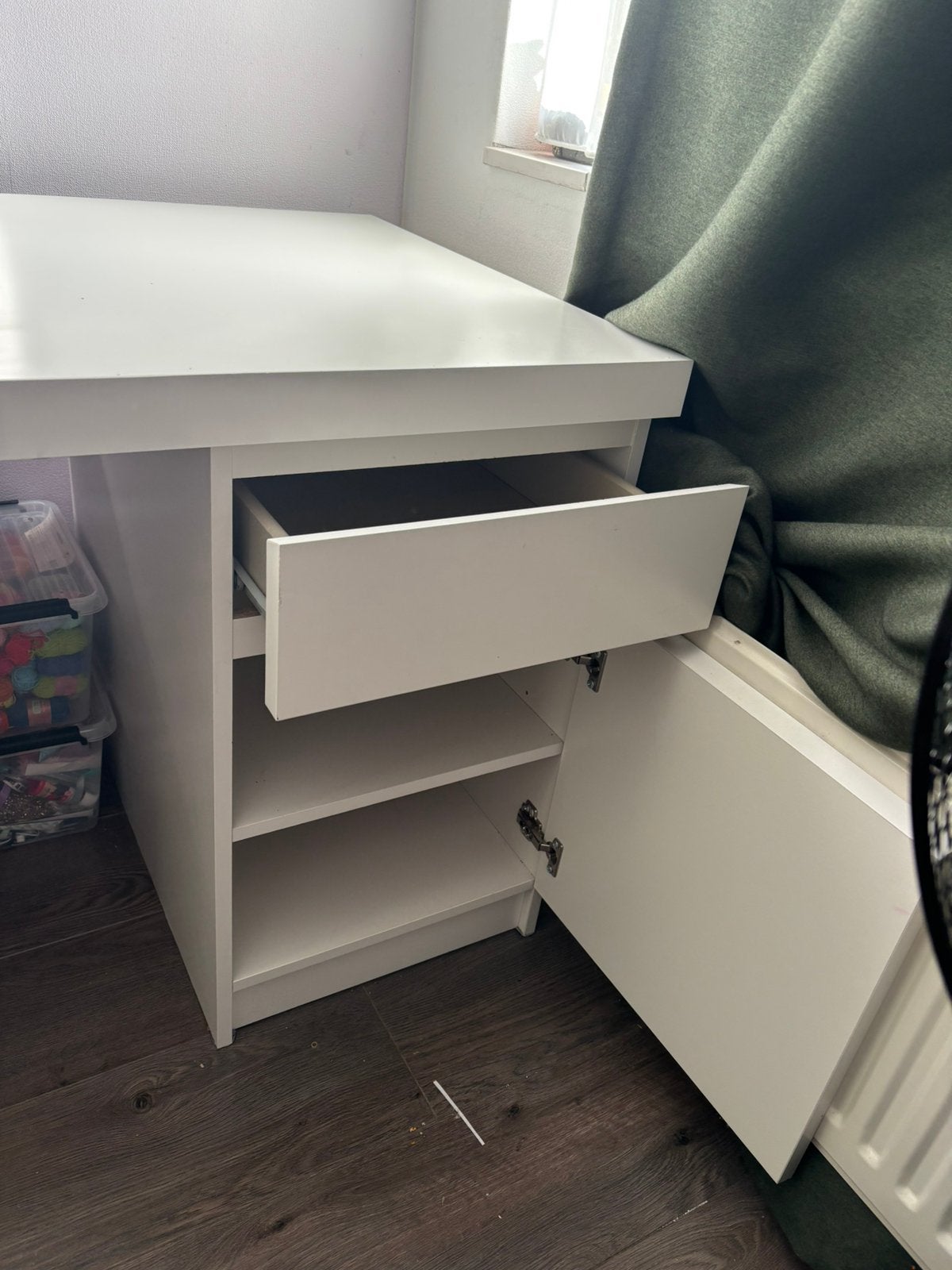 Ikea bureau wit, Ophalen, Overige materialen, Gebruikt, 120 tot 170 cm