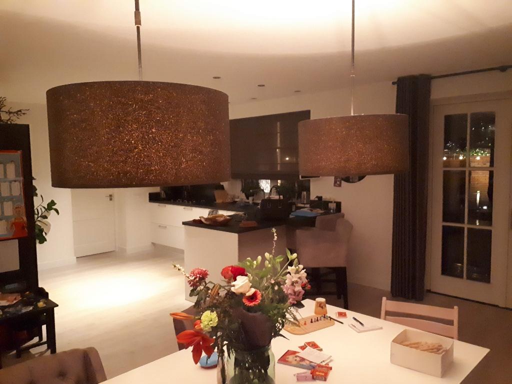 2x luxe lampenkap Duran Interiors – hotel chique, Huis en Inrichting, Ophalen, Gebruikt, Overige kleuren, Hotel chique