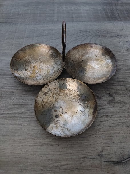 Handwerk Holland zilverkleurige bonbon schaaltje, Antiek en Kunst, Ophalen of Verzenden