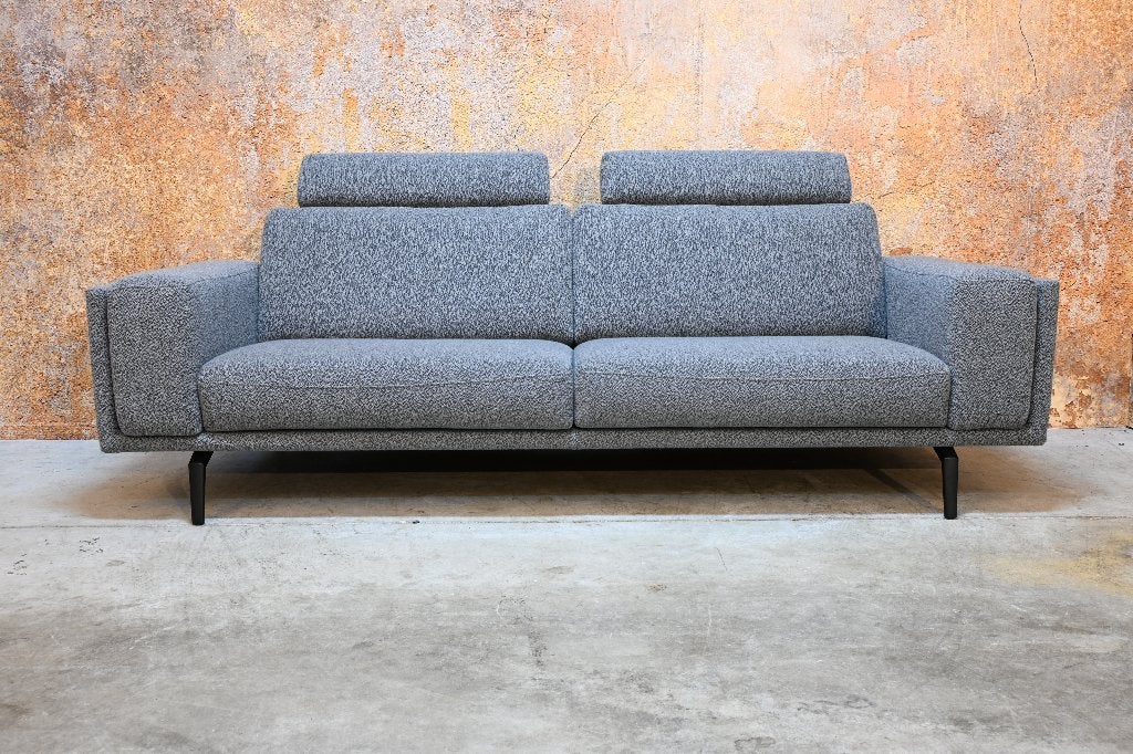 ZGANieuw schitterende stoffen Leolux Bellice design bank, Leolux, Leolux, Driepersoons, 75 tot 100 cm