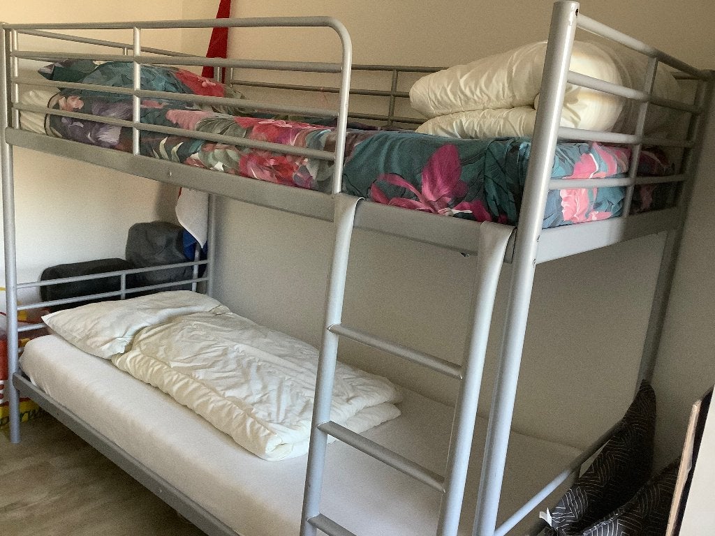 Stapelbed, Ophalen, Gebruikt, 90 cm, 160 tot 180 cm