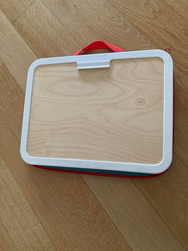 Draagbaar Tekenbord met Stiften en Papier, Ophalen of Verzenden, Zo goed als nieuw, Knutselen