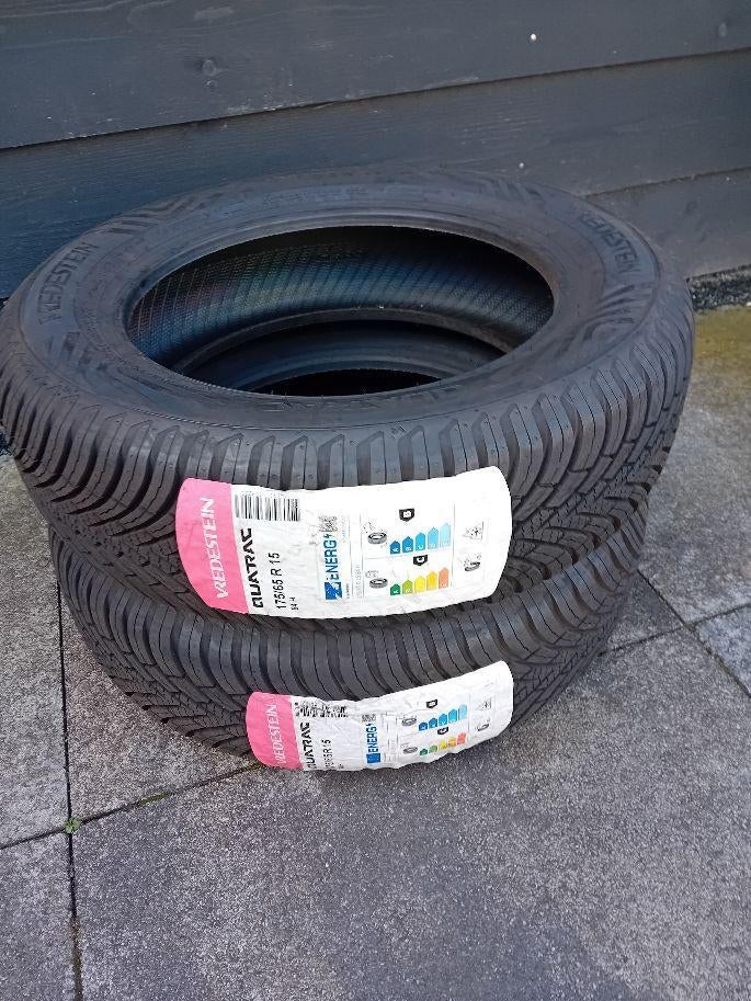 2 nieuwe Vredestein 175/65R15 All season en 2 zomerbanden, Ophalen, 15 inch, 175 mm, Nieuw
