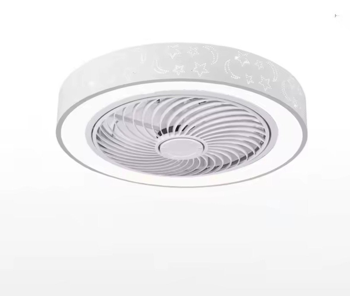 Plafondventilator, Huis en Inrichting, Lampen | Spots, Ophalen, Inclusief lichtbron, Overige merken, Zo goed als nieuw