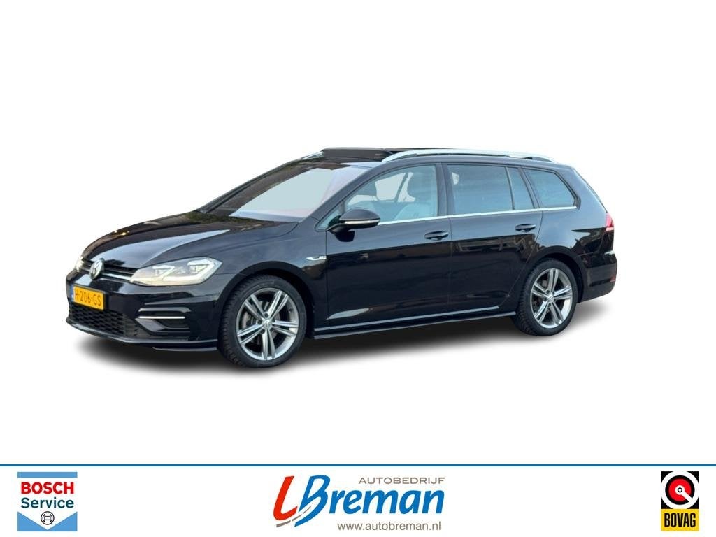 Volkswagen GOLF 1.5 TSI DSG R-Line Dynaudio Panoramadak Virt, Huisgarantie, 4 cilinders, Zwart, Origineel Nederlands