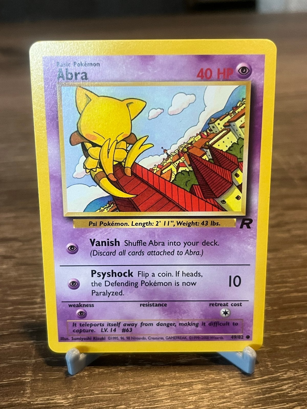 Abra (49/82) - Team Rocket - EX, Ophalen of Verzenden, Zo goed als nieuw, Losse kaart