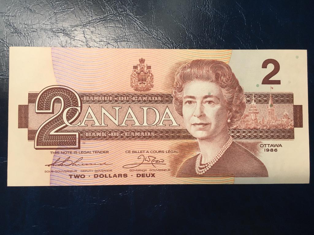 Canada | 2 dollar UNC, Postzegels en Munten, Bankbiljetten | Amerika, Ophalen of Verzenden, Noord-Amerika, Los biljet