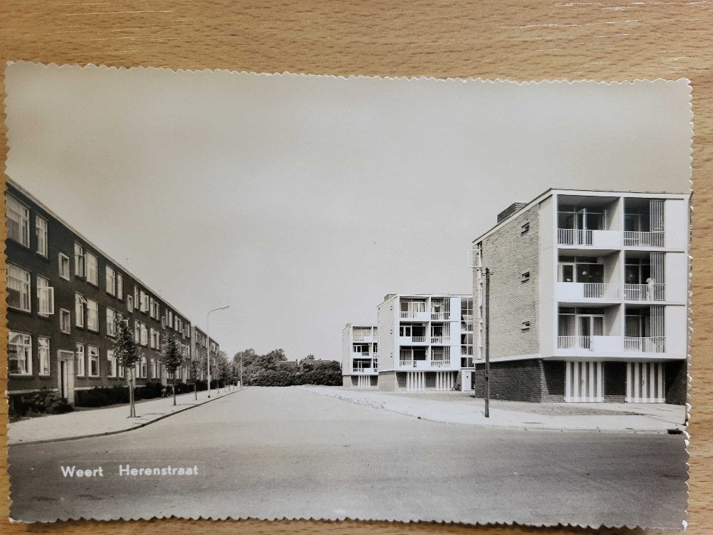 ansicht WEERT Herenstraat, Verzamelen, Ansichtkaarten | Nederland, Ophalen of Verzenden, Voor 1920, Limburg