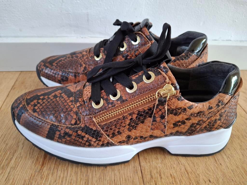 Gabor sneakers met  rits - ZGAN maat 39 mt Uk 5.5, Kleding | Dames, Schoenen, Zo goed als nieuw, Sneakers of Gympen, Blauw, Ophalen of Verzenden