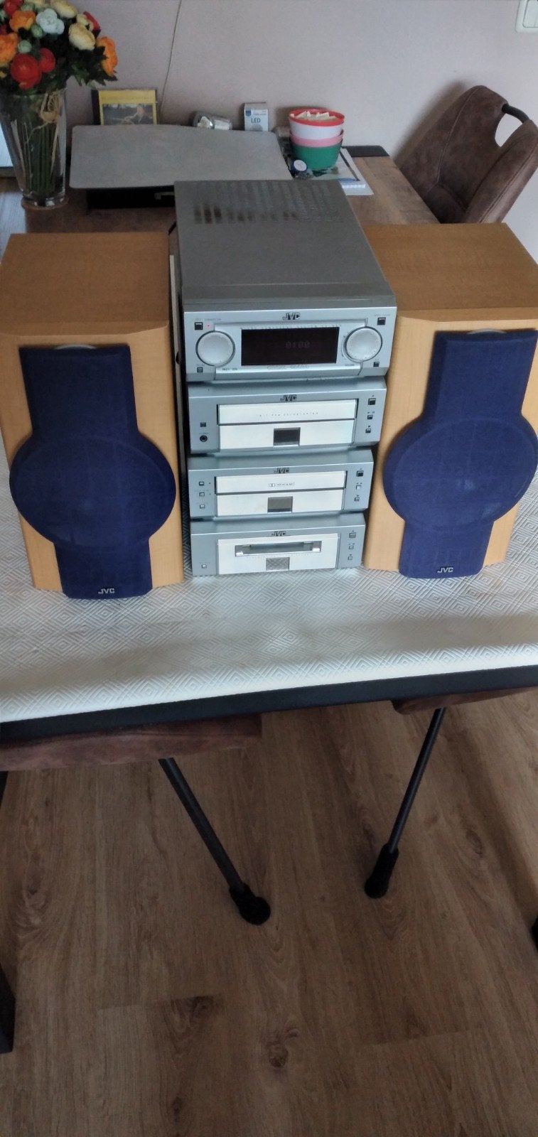 JVC Micro Component System, Audio, Tv en Foto, Stereo-sets, Ophalen, Gebruikt, JVC, Tuner of Radio
