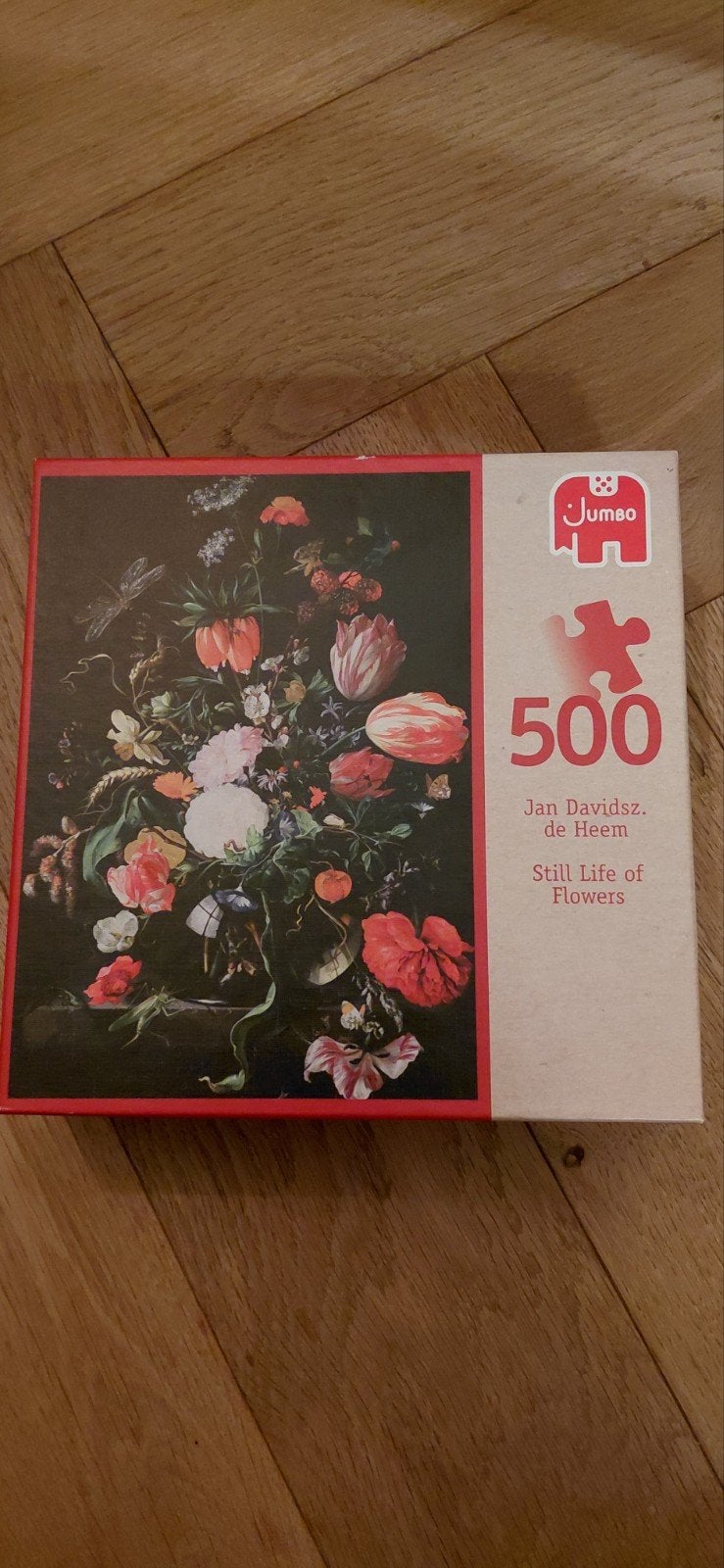 Jumbo Legpuzzel Stilleven Bloemen 500, Ophalen, 500 t/m 1500 stukjes, Zo goed als nieuw, Legpuzzel