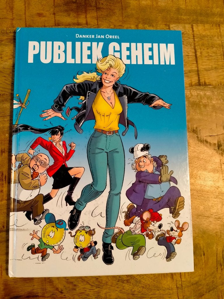 Publiek Geheim Danker Jan Oreel strip hardcover stripboek, Eén stripboek, Ophalen of Verzenden, Gelezen