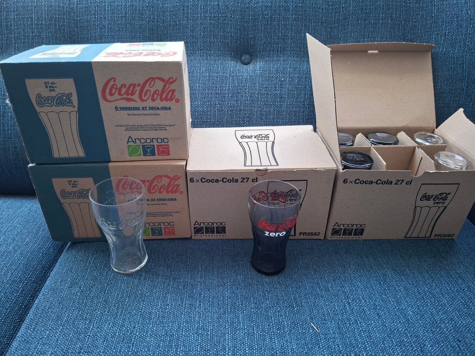 Coca Cola (Zero) glazen / Horeca., Ophalen, Frisdrankglas