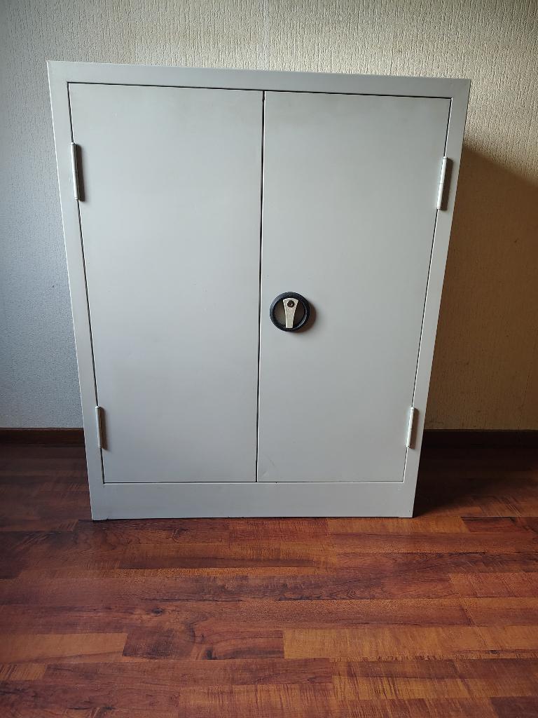 metalen archiefkast, Huis en Inrichting, Kasten | Roldeurkasten en Archiefkasten, Ophalen, 100 tot 150 cm, 50 tot 100 cm, Zo goed als nieuw