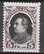 E359 albanie 1925 plakker jubileum president 143, Ophalen of Verzenden, Overige landen, Postfris