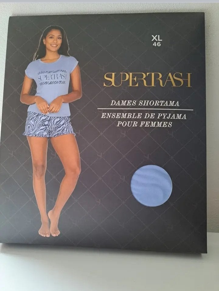 SuperTrash 2 delige dames shortama maat XL, Supertrash, Ophalen of Verzenden, Nieuw, Maat 46/48 (XL) of groter