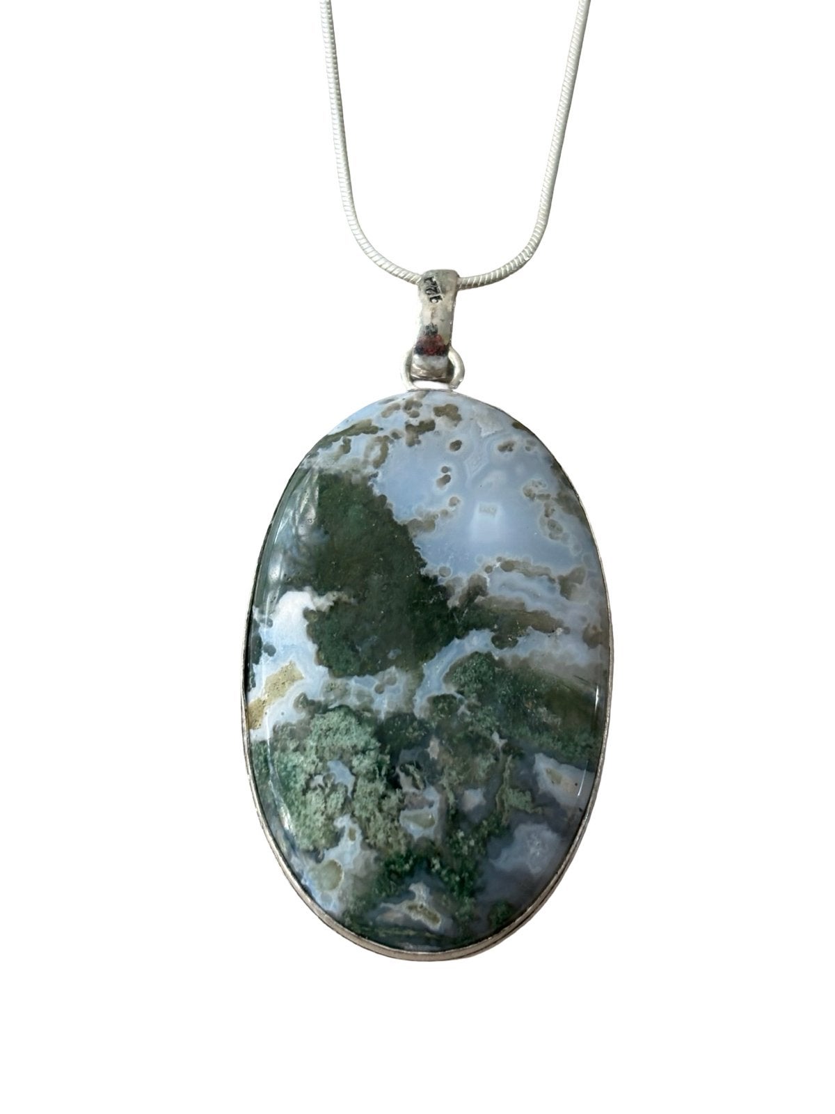 Mosagaat Edelsteen Sieraad Cadeau Ketting - Aardend, Vanbeeksaar4@gmail.com, Nieuw, Ophalen of Verzenden, Schimmelstraat