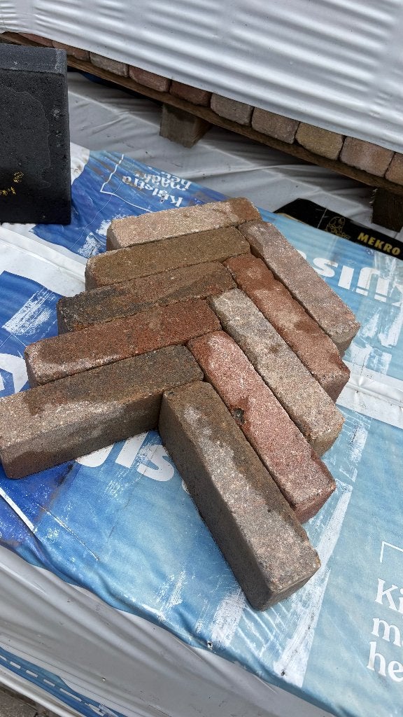 Stonique Trommel Waalformaat 7 cm Oud Bruin, Klinkers, Nieuw, Ophalen of Verzenden, 10 m² of meer
