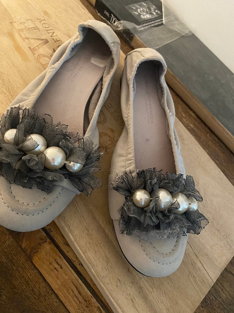 Ballerina Kennel & Schmenger grijs 41, Kleding | Dames, Schoenen, Verzenden, Zo goed als nieuw, Grijs, Ballerina's