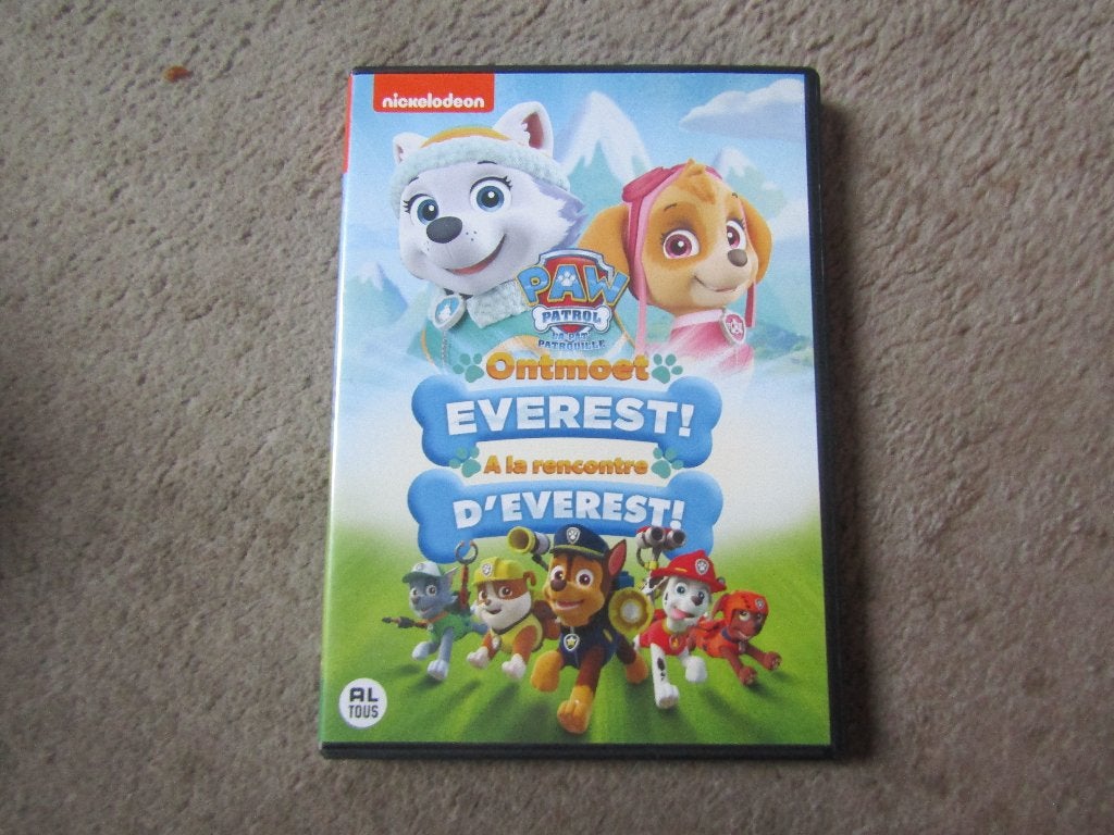 DVD: Paw Patrol - Paw Patrol ontmoet Everest!, Alle leeftijden, Overige genres, Overige typen, Zo goed als nieuw