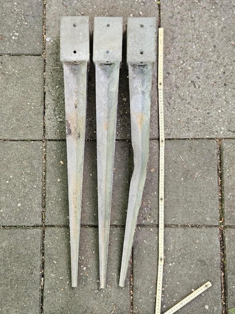 paalhouders met punt, Doe-het-zelf en Verbouw, Ophalen, Gebruikt, Minder dan 25 mm, Overige typen