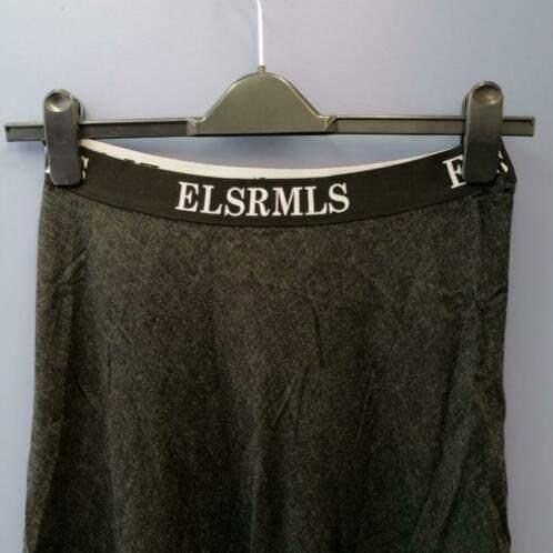 Elias RUmelis maxi rok donker grijs, iets wollig mt S 36421, ., Zo goed als nieuw, Elias RUmelis, Maat 36 (S)