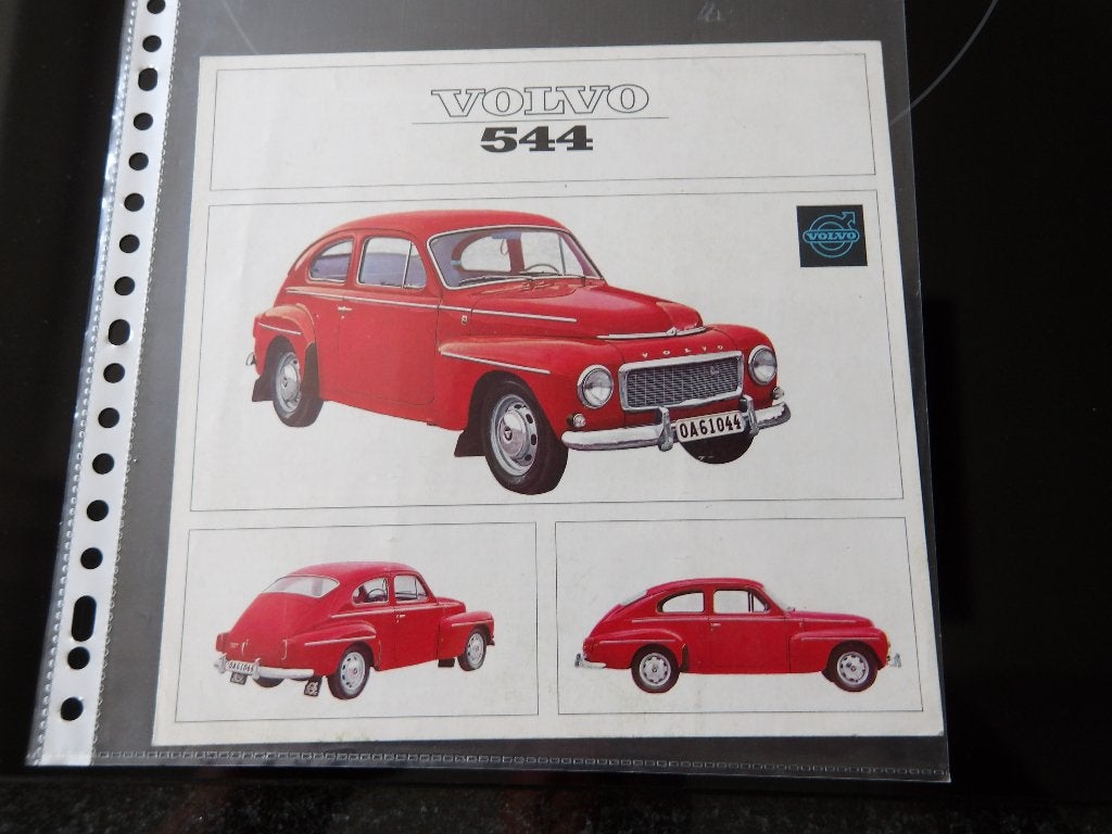 Volvo 544 Auto Folder - Origineel, Onbekend, Volvo, Ophalen of Verzenden, Zo goed als nieuw