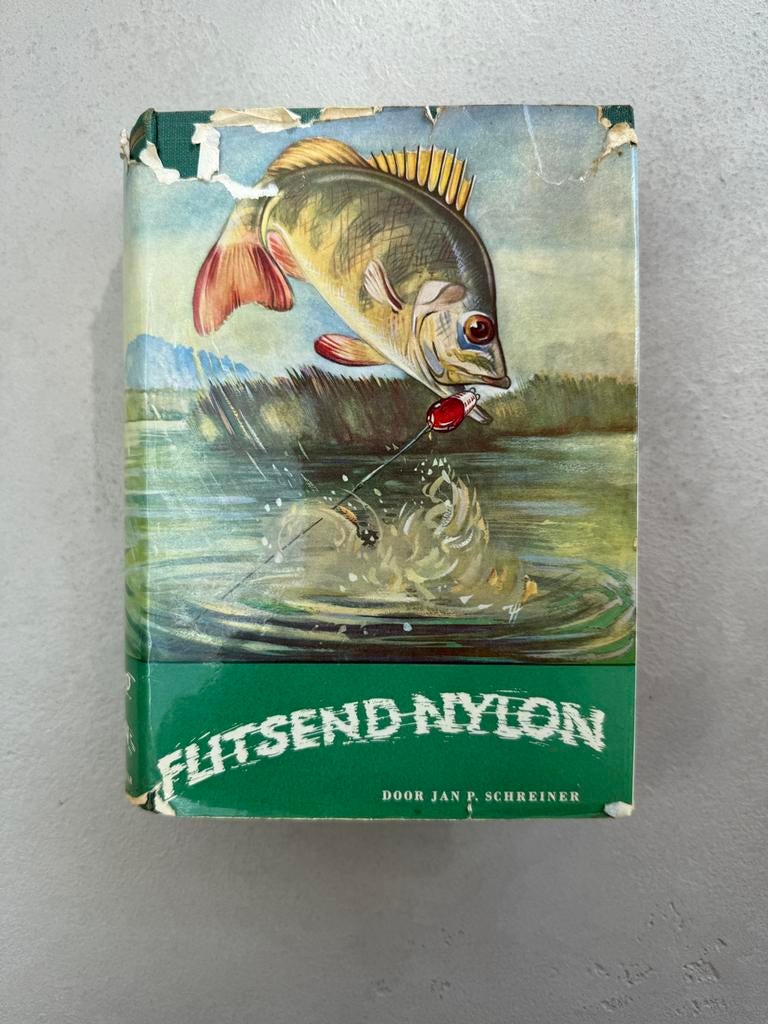 Flitsend Nylon Jan Schreiner 3e druk, Watersport en Boten, Hengelsport | Algemeen, Ophalen of Verzenden, Gebruikt, Boek of Tijdschrift
