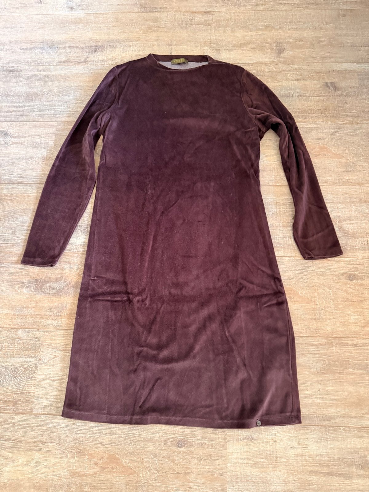 ZussS fluwelen jurk maat L, bordeauxrood, Kleding | Dames, Maat 42/44 (L), Ophalen of Verzenden, Zo goed als nieuw, Boven de knie