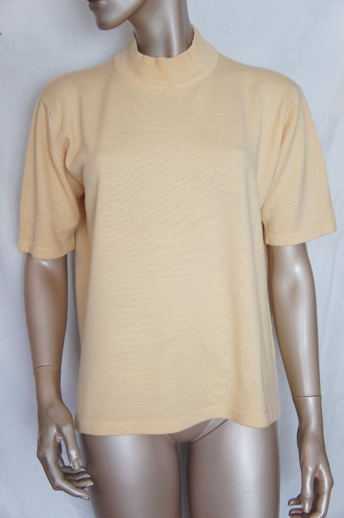 PETER HAHN trui maat 46 WOOL, Kleding | Dames, Truien en Vesten, Verzenden, Zo goed als nieuw, Maat 46/48 (XL) of groter, Geel
