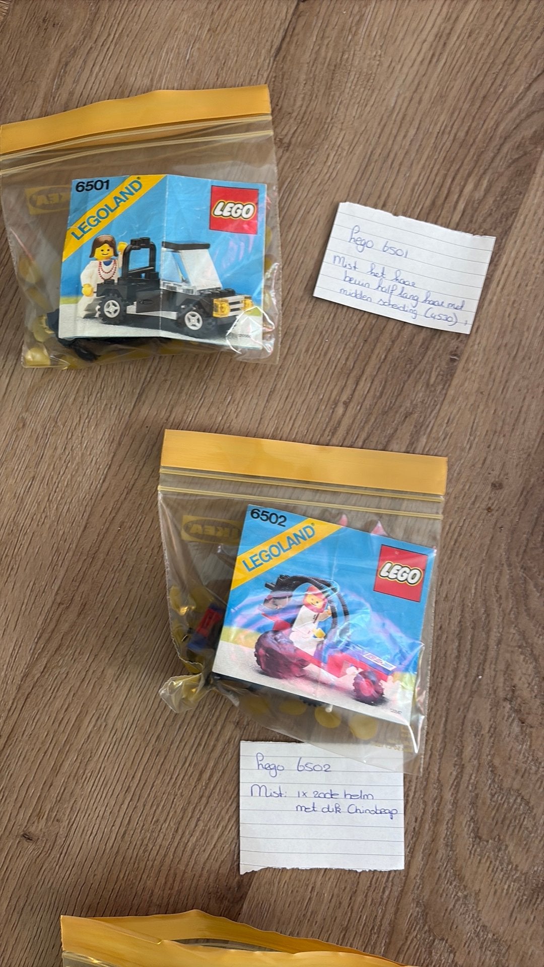 Lego vintage serie 6500 (mag los verkocht worden), Gebruikt, Lego, Ophalen of Verzenden, LEGOLAND