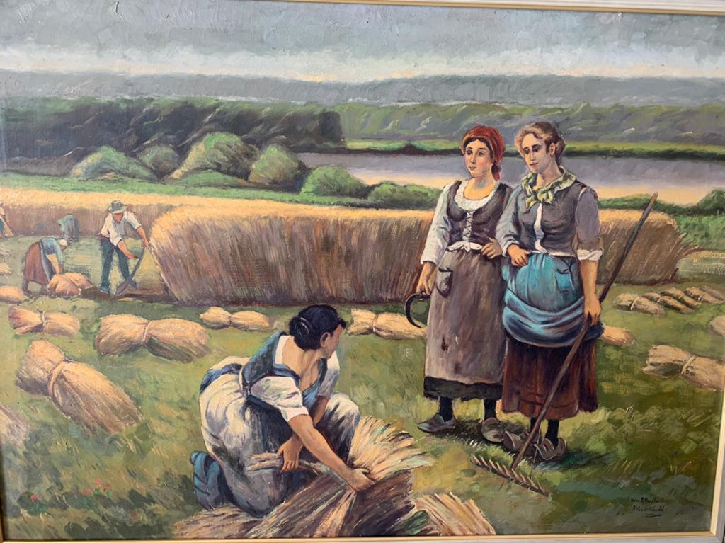 Boeren tafereel, Antiek en Kunst, Ophalen of Verzenden