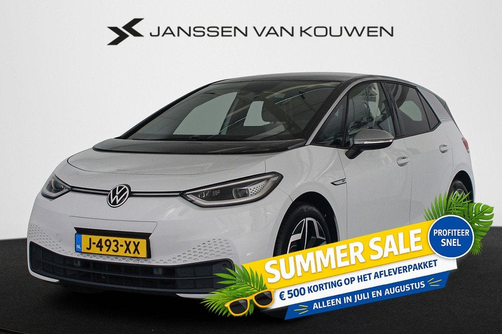 Volkswagen ID.3 First Plus 58 kWh IQ Light Stuur-Stoelverwar, Auto's, Volkswagen, Automaat, Gebruikt, 375 min, ID.3