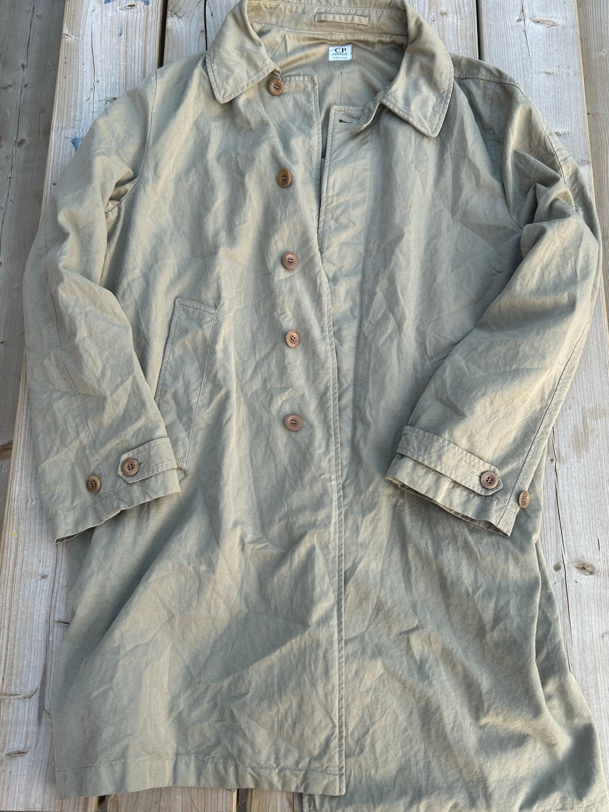 C.P. Company AW2000 Vintage Katoen Nylon Mac Trenchcoat, Kleding | Heren, Jassen | Winter, Ophalen of Verzenden, Nieuw, Maat 52/54 (L)