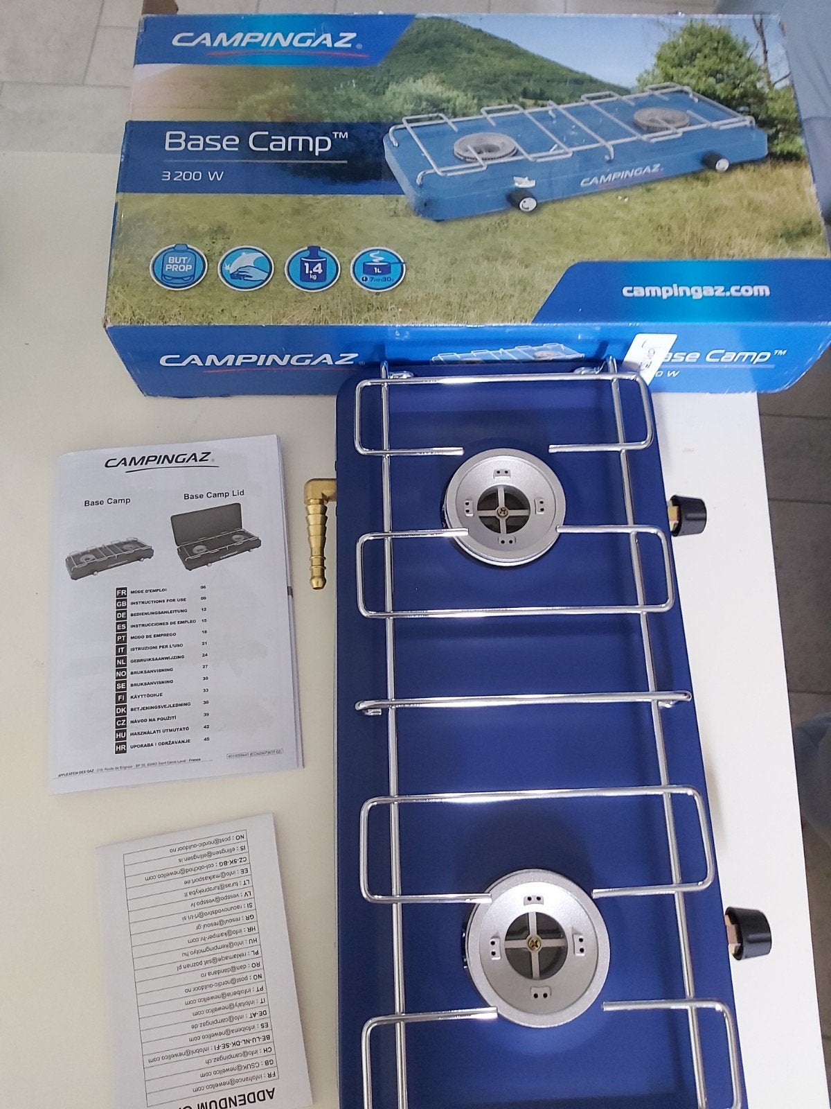 Camping gas nieuwp, Ophalen