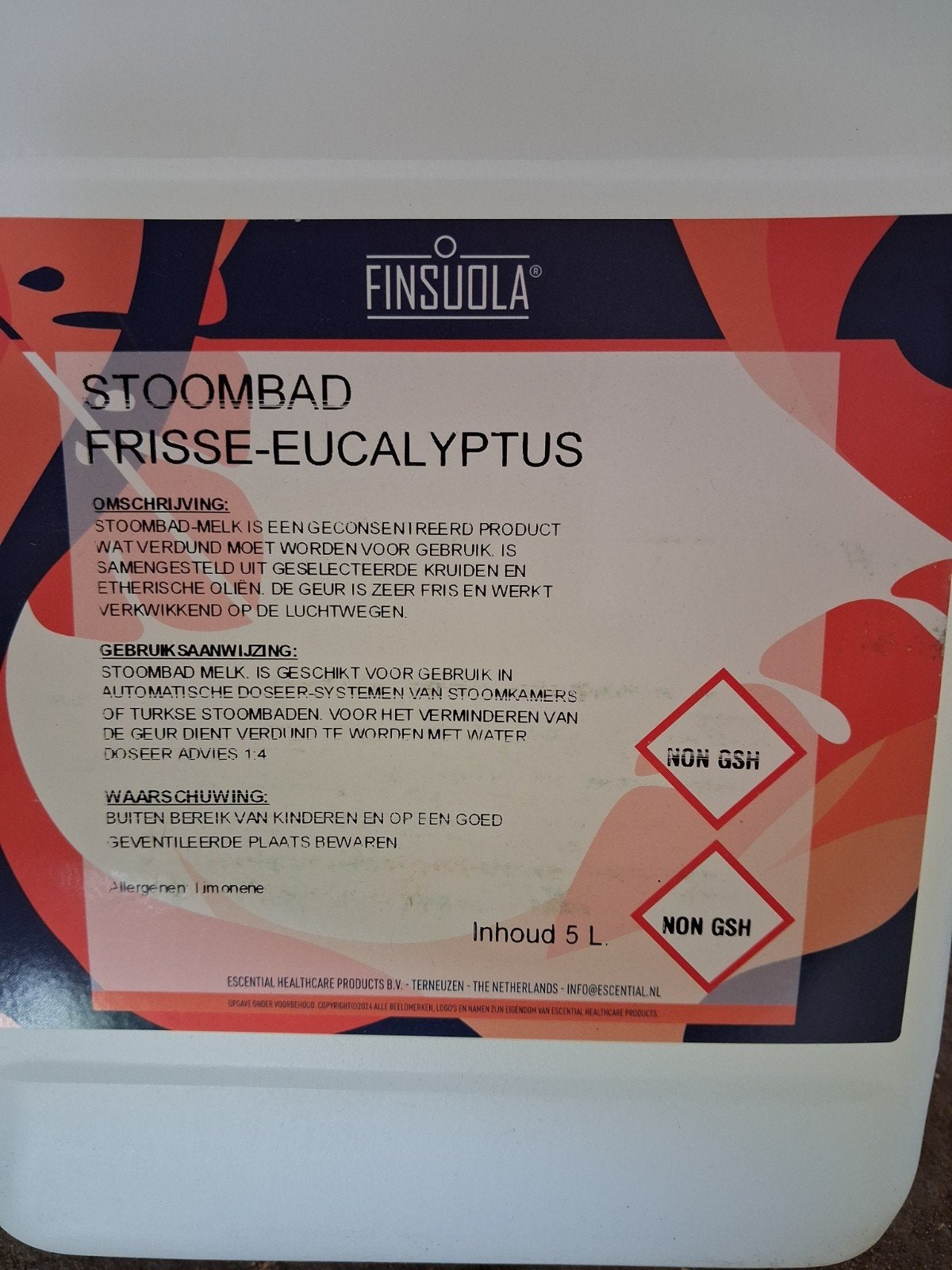 stoombad melk eucalyptus, Sport en Fitness, Ophalen of Verzenden, Toebehoren