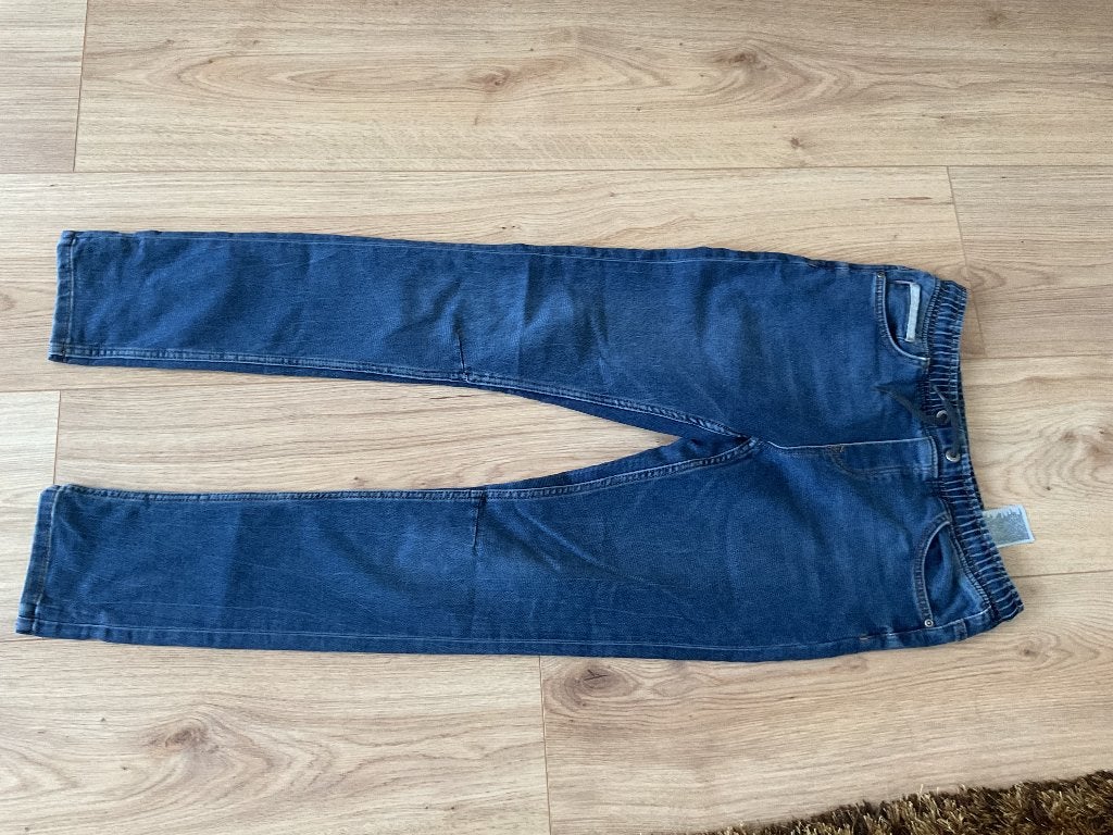 Broek jog denim maat 164, Ophalen of Verzenden, Zo goed als nieuw, Jongen of Meisje, Broek