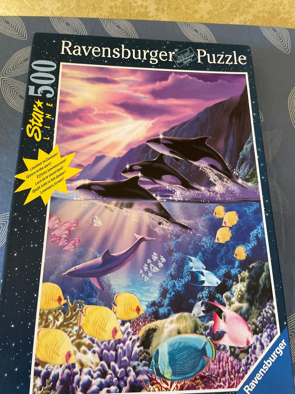 Ravensburger Star Line 500 Stukjes Puzzel - Glow in the Dark, Hobby en Vrije tijd, Ophalen of Verzenden, 500 t/m 1500 stukjes