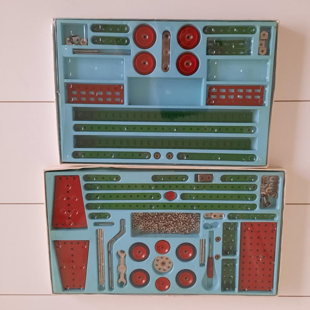 Vintage Temsi / meccano constructie dozen., Ophalen of Verzenden