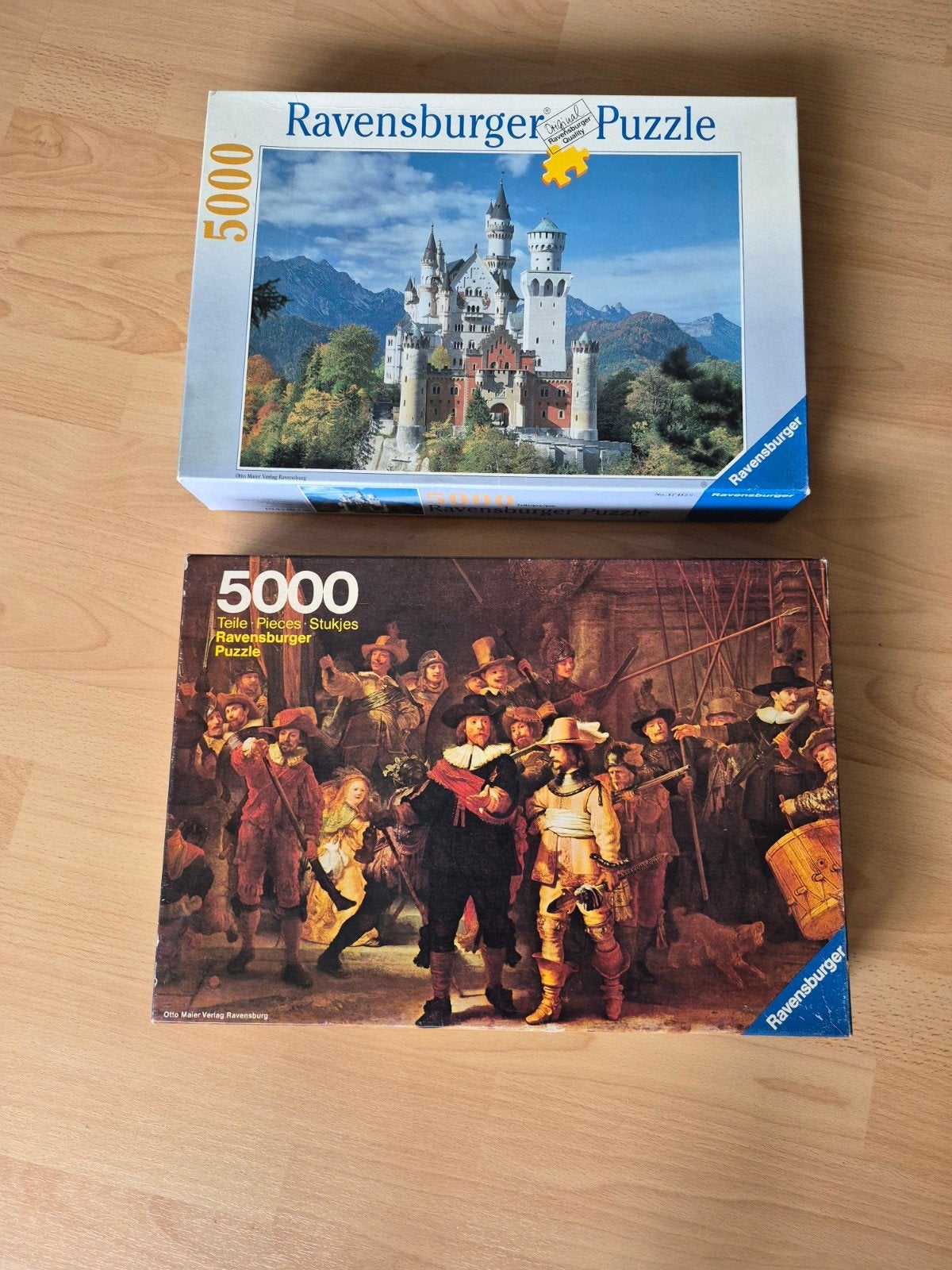 Ravensburger Puzzel 5000 stukjes, Hobby en Vrije tijd, Denksport en Puzzels, Ophalen of Verzenden, Meer dan 1500 stukjes, Gebruikt