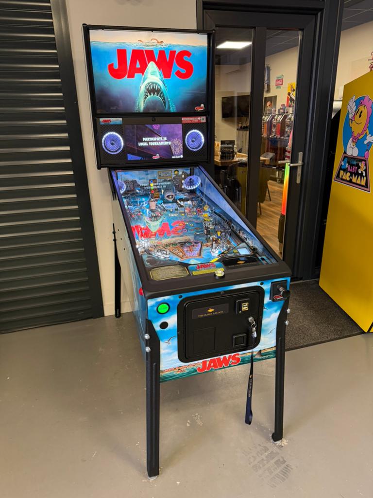 Prachtige flipperkast Stern Jaws Pinball, Verzamelen, Automaten | Flipperkasten, Ophalen, Stern, Zo goed als nieuw, Dot-matrix