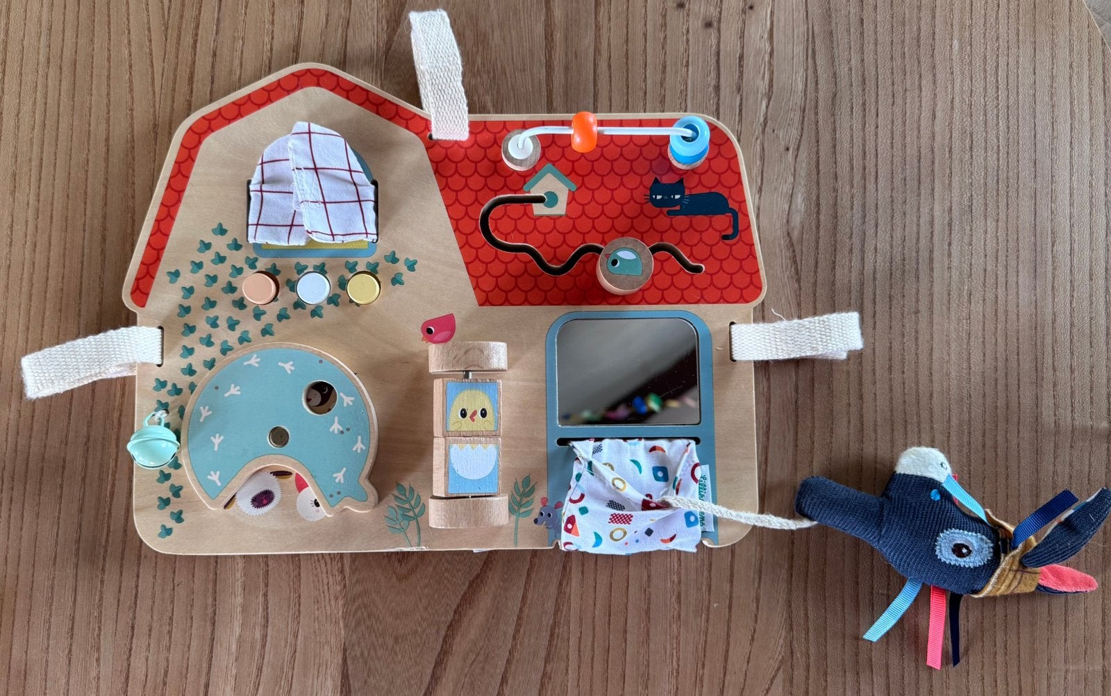 Lilliputiens houten activiteitenbord boerderij, Ophalen of Verzenden, Zo goed als nieuw, Overige typen