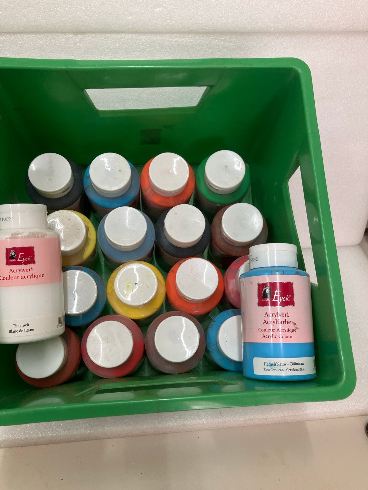 18 x Van Eyck Acrylverf - Diverse Kleuren (400ml), Ophalen of Verzenden, Zo goed als nieuw, Acrylverf