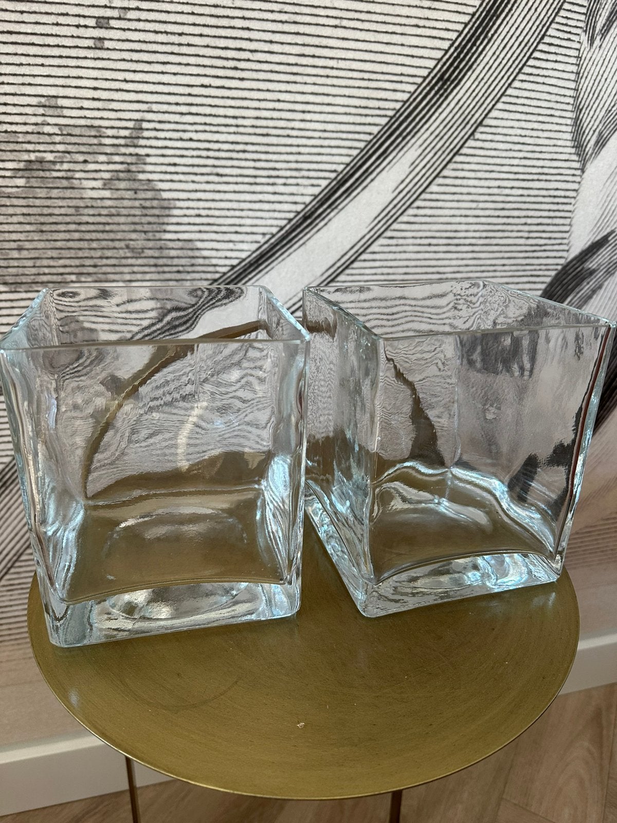 Glazen accubakken, vazen glas. Woondecoratie. Bijna gratis, Ophalen, Glas