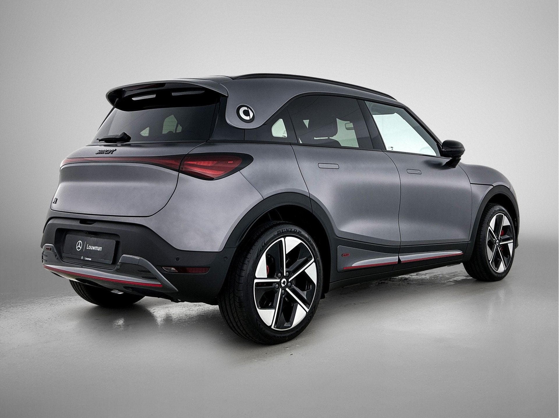 Smart #1 BRABUS 66 kWh | Head-up display | Warmtepomp | Memo, Auto's, Smart, Automaat, Automatische klimaatregeling, 430 pk, Zwart