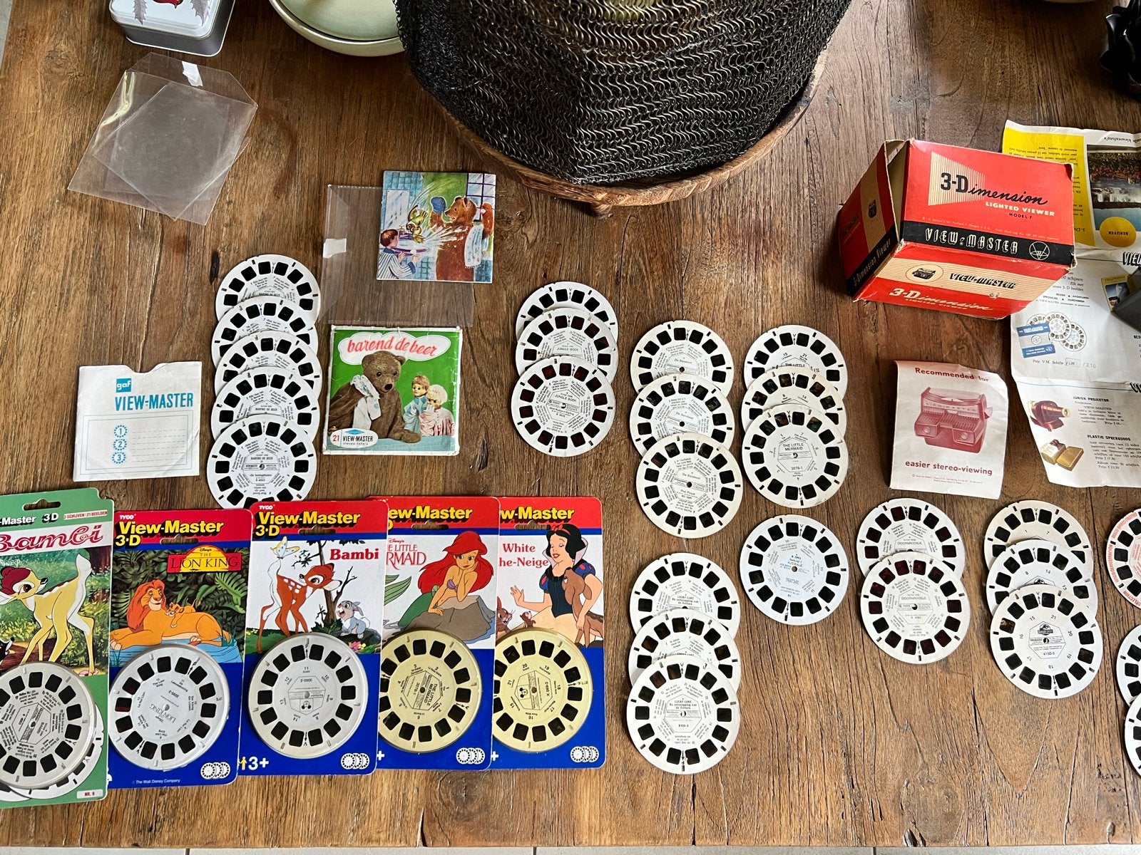 View-Master 3D kijker met verlichting en veel schijven, Ophalen of Verzenden, Gebruikt, Jongen of Meisje