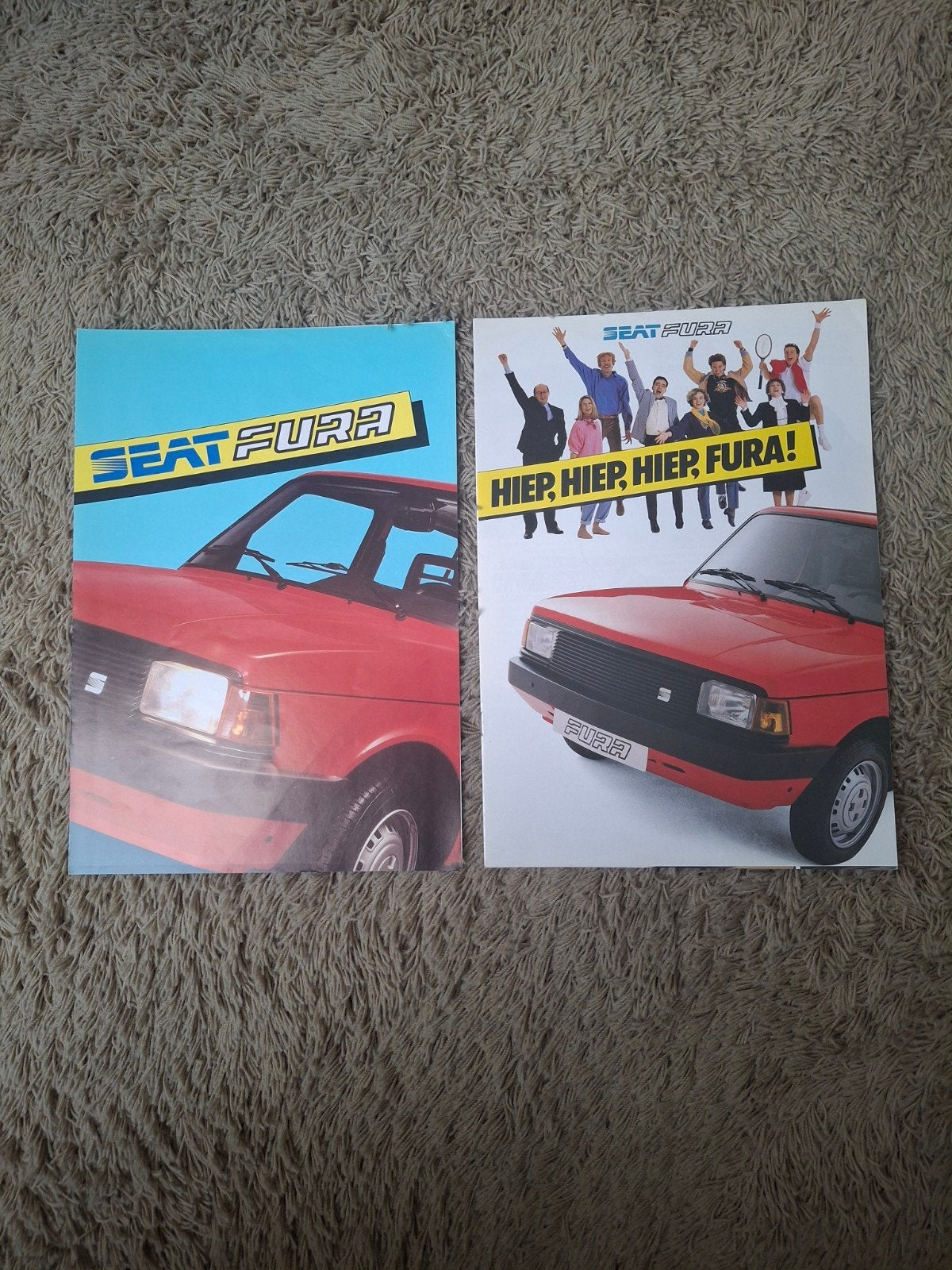 2x autofolder Seat Fura, Verzenden, Zo goed als nieuw, Overige merken