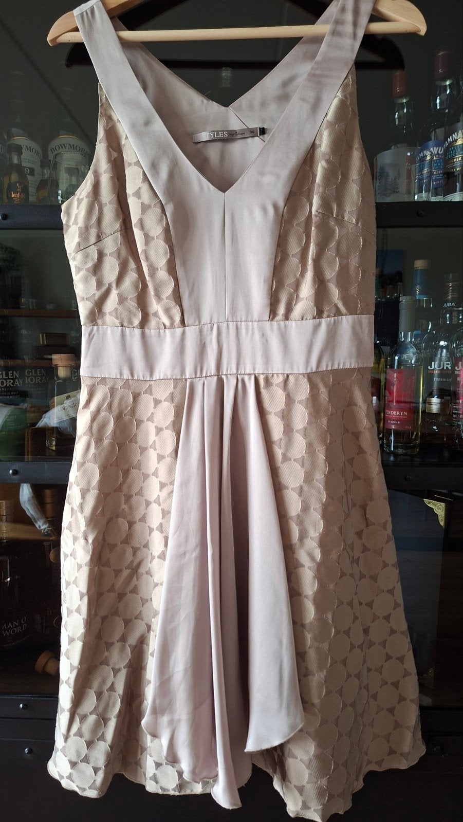 Jurk 'Styles by Steps' maat 36, Kleding | Dames, Jurken, Gedragen, Maat 36 (S), Bruin, Boven de knie, Ophalen of Verzenden
